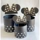 Set 3 cutii decorative – cod 7559 Negru