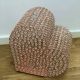 Cutie dar cu cristale în formă de inimă – Rose Gold, 40 cm