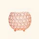 Glob decorativ Cristal Rose Gold – 10 cm