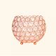 Glob decorativ Cristal Rose Gold – 12 cm