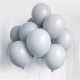Set 100 Baloane Pastel 10 Inch (26 cm) – Gri