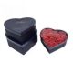 Set 3 cutii carton cu inimioara – Cod 7796 Negru