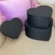 Set 3 Cutii LUXURY Inima – Cod 5040 Negru