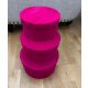 Set 3 cutii catifea – Cod 1822 Ciclam