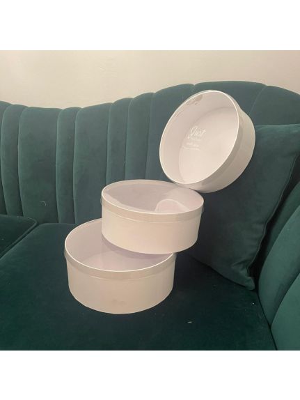 Set 3 cutii cod 7179 – Alb