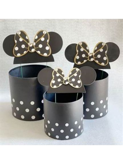 Set 3 cutii decorative – cod 7559 Negru