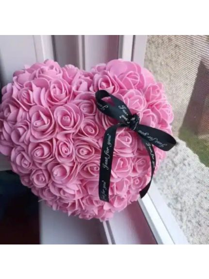 Inima din spuma 25 cm Roz (cutie inclusa)