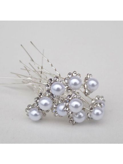 Set 20 Ace cu Diamant si Perla - HAIRPIN  Cod 2021