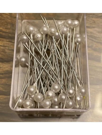 Set 50 Ace cu Perla ALBA – 3 mm