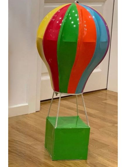Balon Decorativ cu Nacelă – 70 cm, Colorat