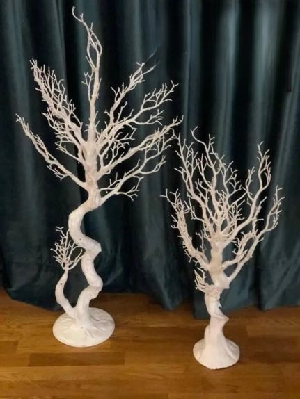 Copacel manzanita decorativ alb H 1,80 m
