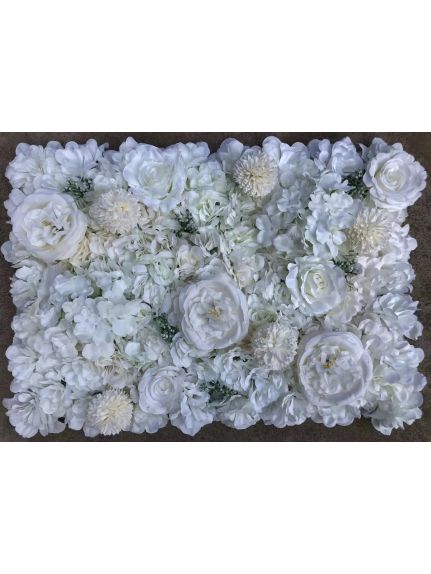 Covor flori CFL175 Alb