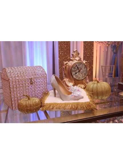 Cufăr cu Cristale – 30 cm, Rose Gold