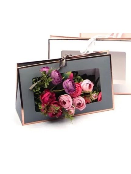 Cutie eleganta cu fereastră – cod 20202, Gri