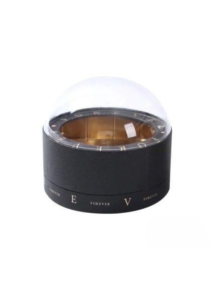 Cutie cu capac acril – Cod 2003 BALL – Negru
