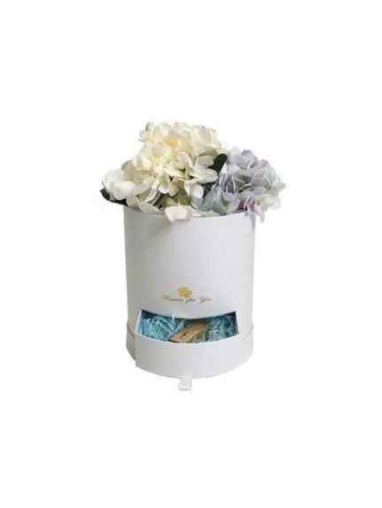 Cutie cod 9516 cu sertar – Alb