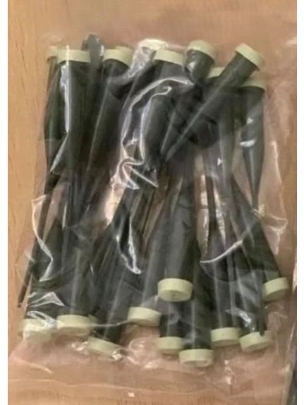 Set 25 Eprubete Florale 15 cm – Negru