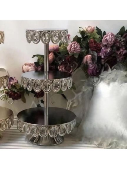 Etajeră Candy Bar CR1814 – Argintiu
