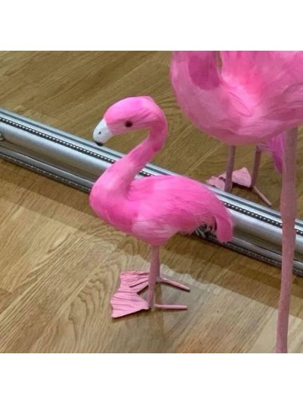 Flamingo decorativ roz – 26 cm (cod 4026)