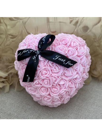 Inima de spuma 25 cm Roz Pal (cutie inclusa)