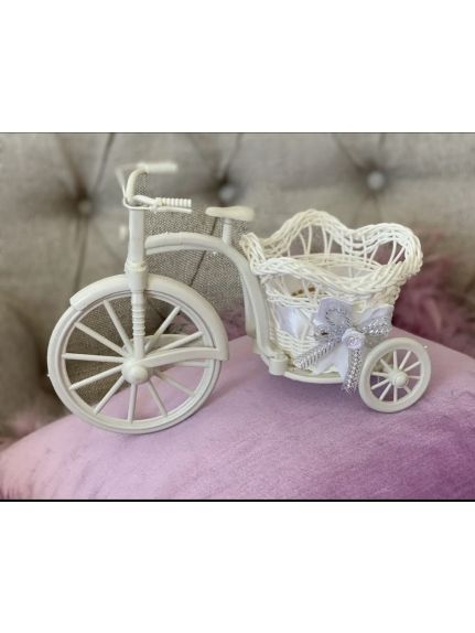 Minibicicleta Decorativa – Cod 1059 – Alb