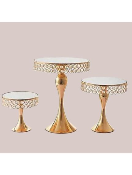 Set 3 Etajere Candy – Cod CR1811 – Auriu