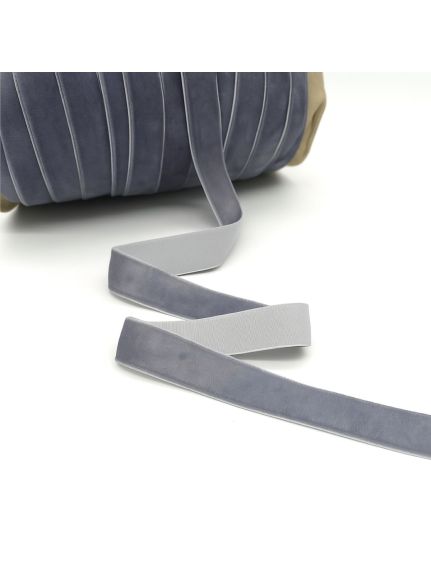 Panglica catifea 20 mm – Gri (vanduta la metru liniar)