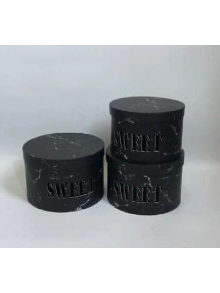 Set 3 cutii cod 7635 – Negru