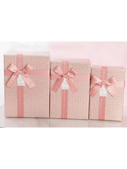 Set 3 cutii imitație piele reptilă – cod 2921, Roz