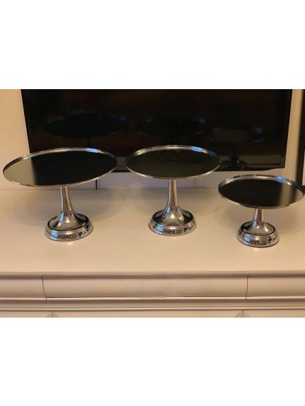 Set 3 Etajere Candy – Cod CS034 – Argintiu