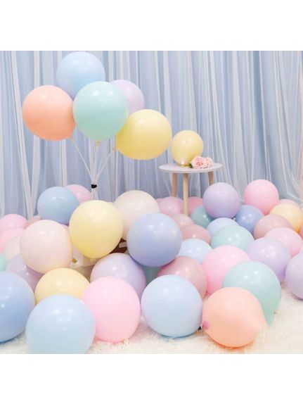 Set 100 Baloane Pastel 10 Inch (26 cm) – Galben Crem