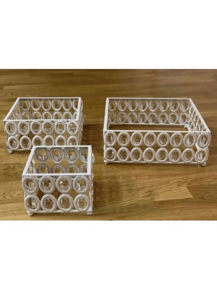 Set 3 Suporti Candy Bar – Cod CR1840 – Alb