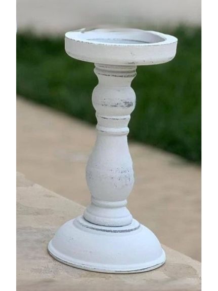 Sfesnic lemn 6291 Alb 20 cm
