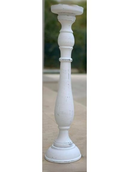 Sfesnic lemn 6294 Alb 48 cm