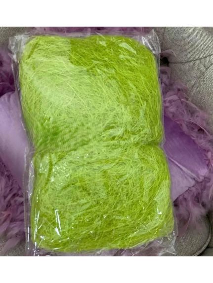 Sisal decorativ – Green, ambalat la pungă