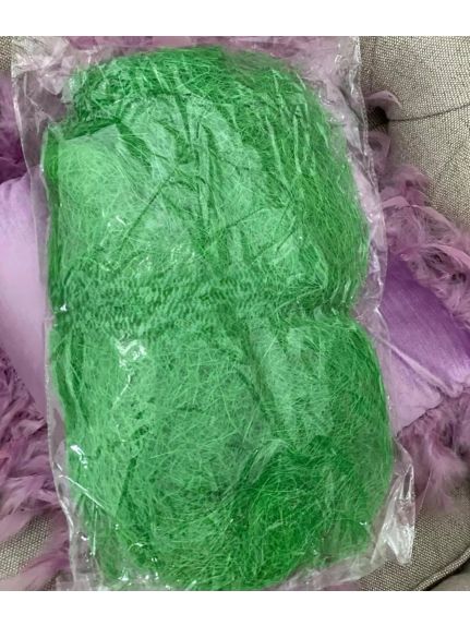 Sisal decorativ – Verde inchis, ambalat la pungă