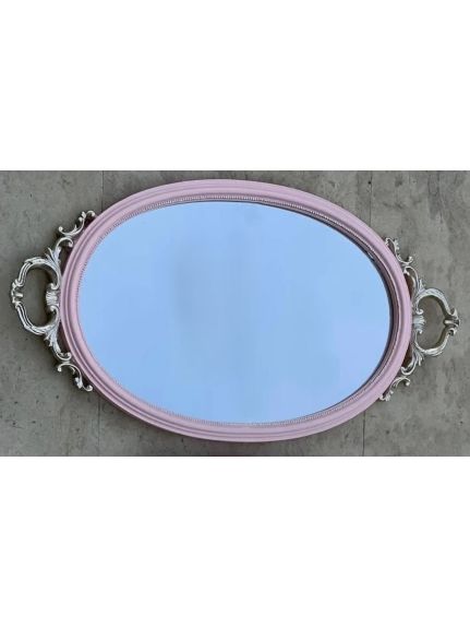 Tava rasina decorativa – Cod 6219 – Roz/Auriu (mică)