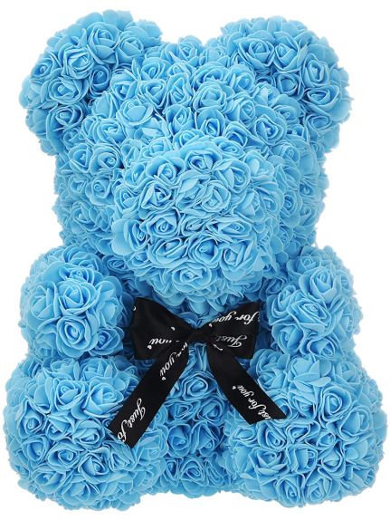 Urs mediu 40 cm Albastru Deschis (fara cutie)