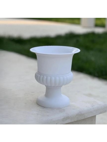 Vază Roma Mică – Cod 6265, Alb